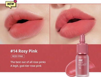 Ink Airy velvet - Rosy Pink