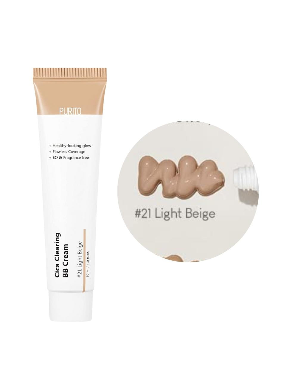 Cica clearing bb cream #21 light beige