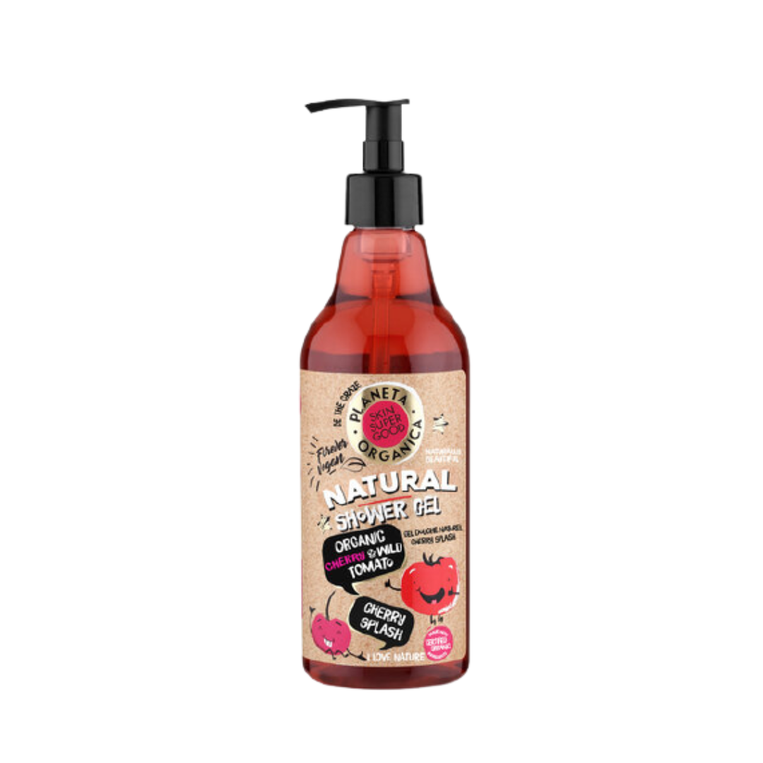 SKIN SUPER GOOD Natural Shower Gel "Cherry Splash" - Shoppeurpk