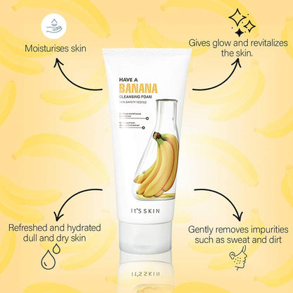 Its Skin Have A Cleansing Foam #Banana - Shoppeurpk