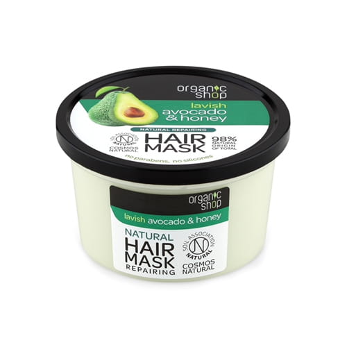 Organic Shop Repairing Hair Mask Honey & Avocado - Shoppeurpk