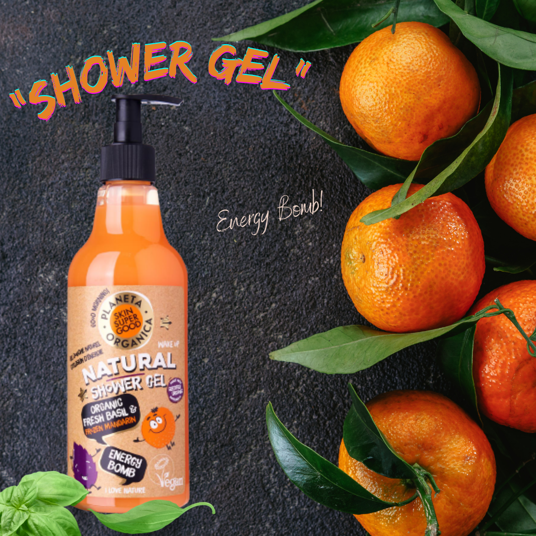 SKIN SUPER GOOD Natural Shower Gel "Energy Bomb" - Shoppeurpk