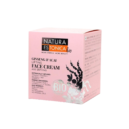 Natura Estonica Ginseng & Acai Face Cream for mature and dry skin - Shoppeurpk