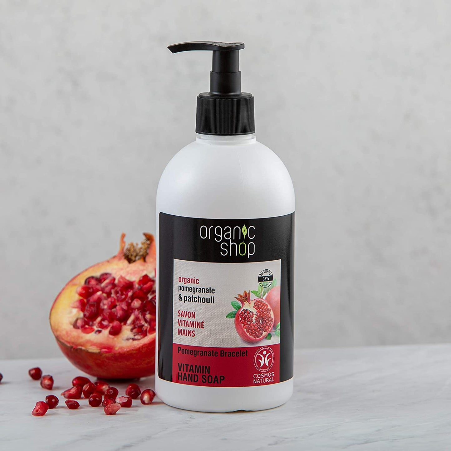 Organic Shop Vitamin Hand Soap Pomegranate Bracelet - Shoppeurpk