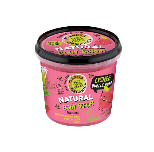 SKIN SUPER GOOD Natural Body Scrub Lychee & Bubblegum - Shoppeurpk